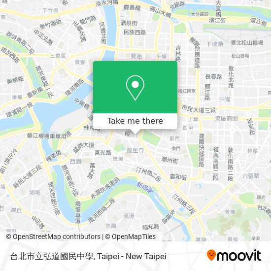 台北市立弘道國民中學 map