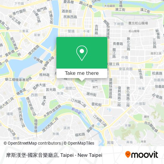 摩斯漢堡-國家音樂廳店地圖