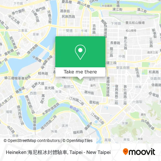 Heineken 海尼根冰封體驗車 map