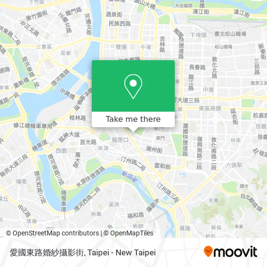 愛國東路婚紗攝影街 map