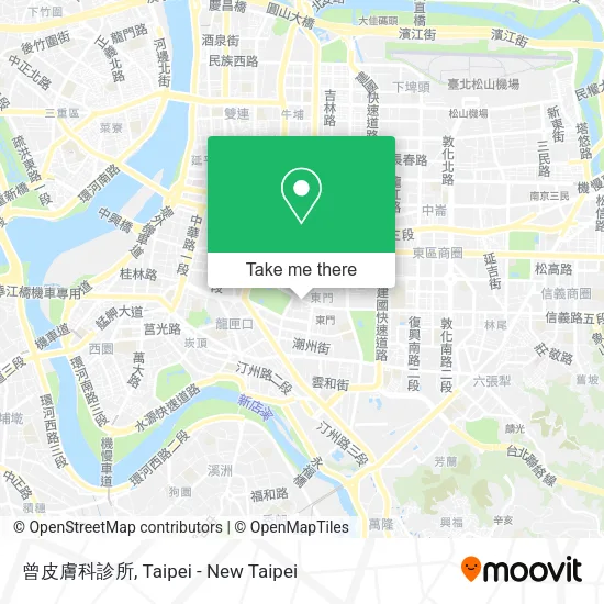 曾皮膚科診所地圖