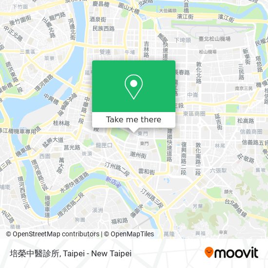 培榮中醫診所 map
