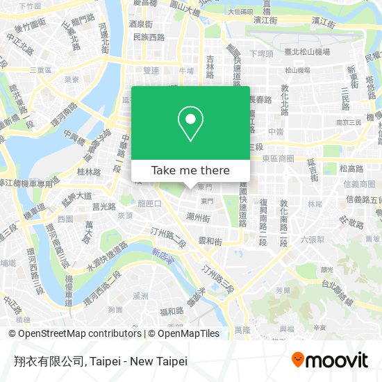 翔衣有限公司 map