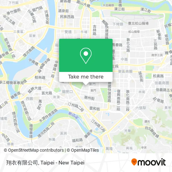 翔衣有限公司地圖