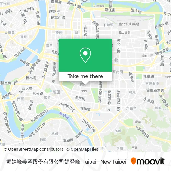 媚婷峰美容股份有限公司媚登峰 map