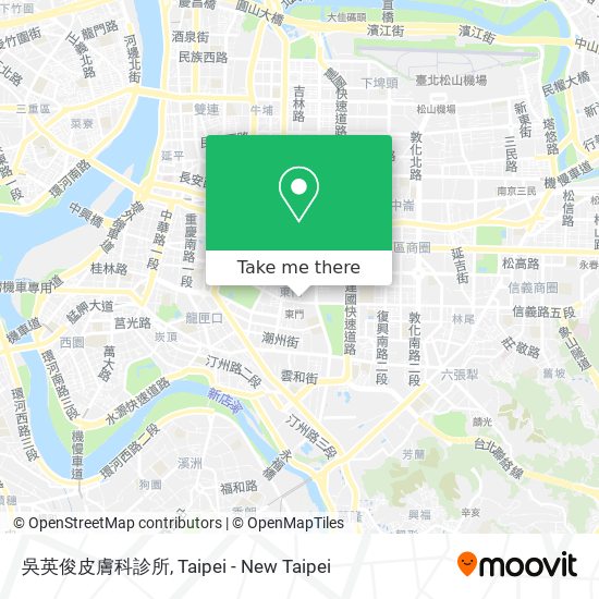 吳英俊皮膚科診所 map