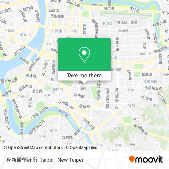 身新醫學診所 map