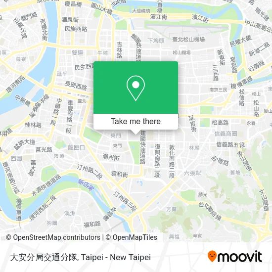 大安分局交通分隊地圖