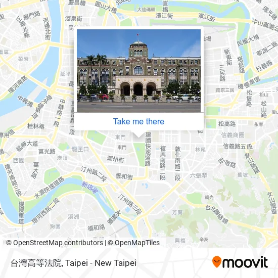台灣高等法院地圖