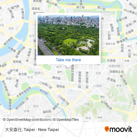 大安森仕地圖