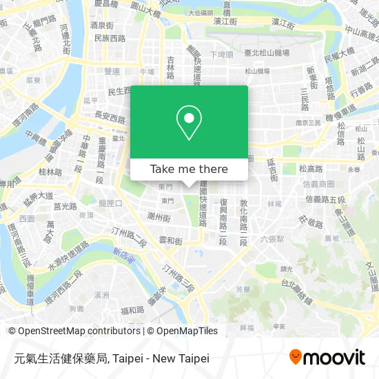 元氣生活健保藥局 map