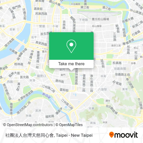 社團法人台灣天慈同心會地圖