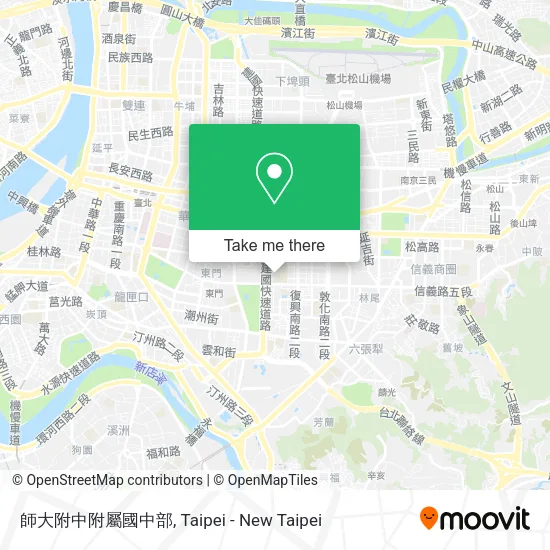 師大附中附屬國中部地圖