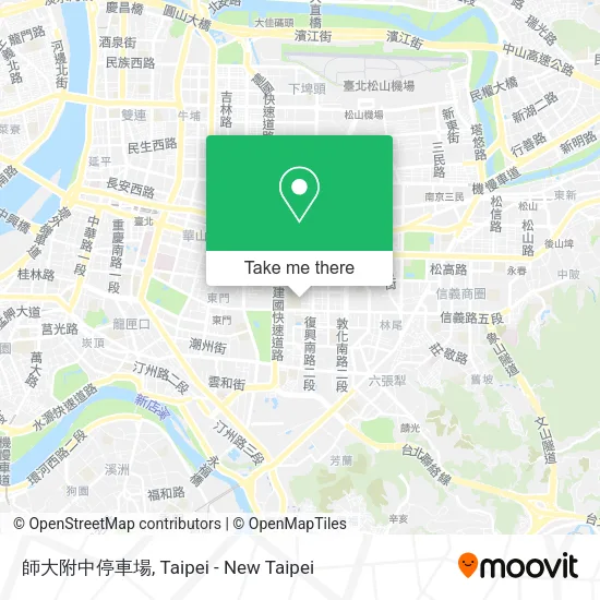 師大附中停車場 map