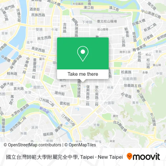 國立台灣師範大學附屬完全中學地圖