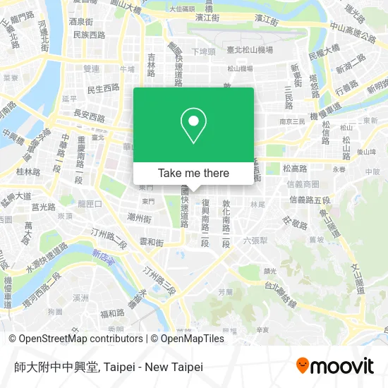 師大附中中興堂地圖