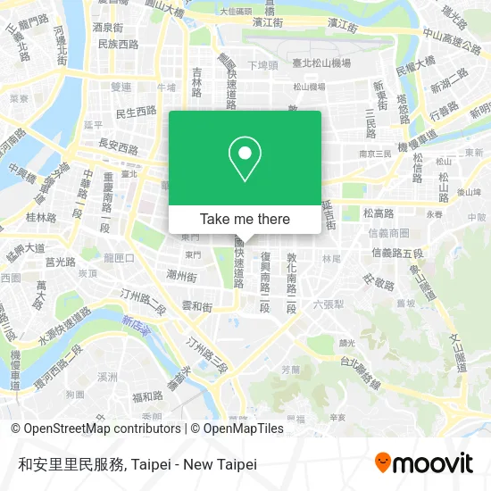 和安里里民服務地圖