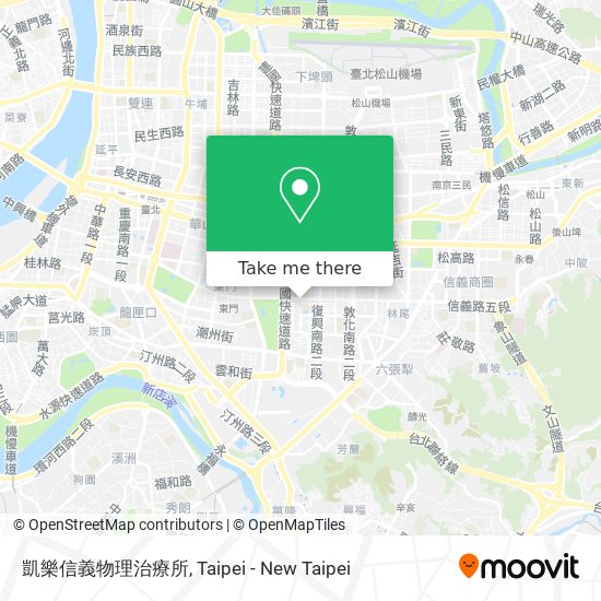 凱樂信義物理治療所地圖