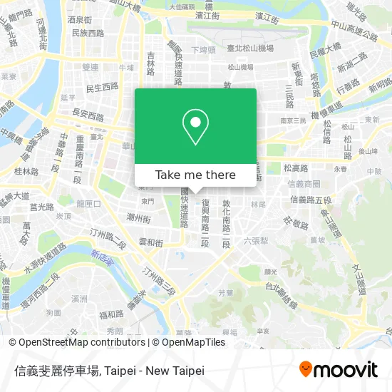 信義斐麗停車場地圖