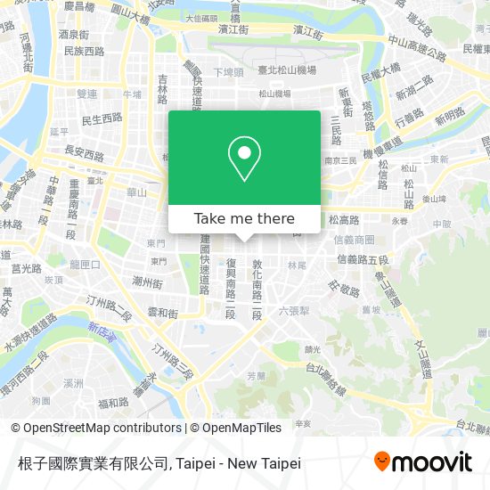 根子國際實業有限公司 map