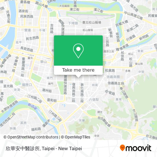 欣華安中醫診所 map