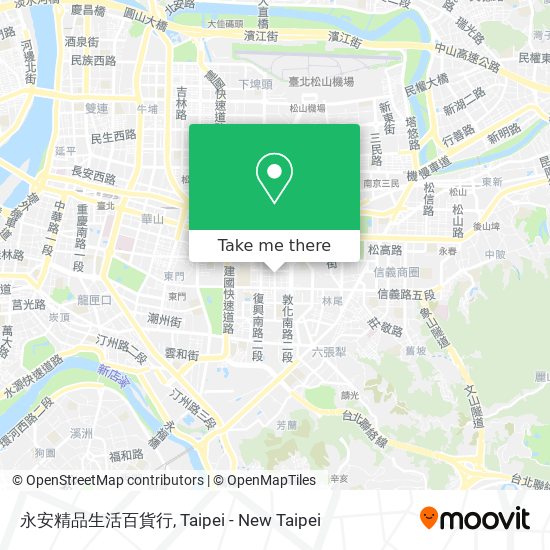 永安精品生活百貨行 map