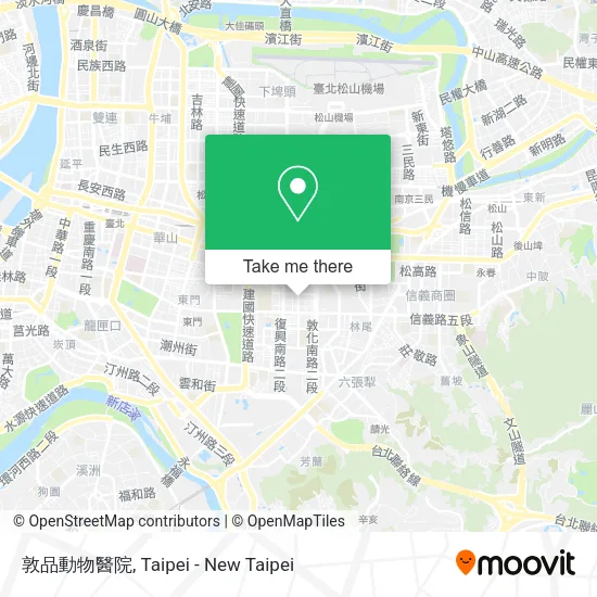 敦品動物醫院地圖