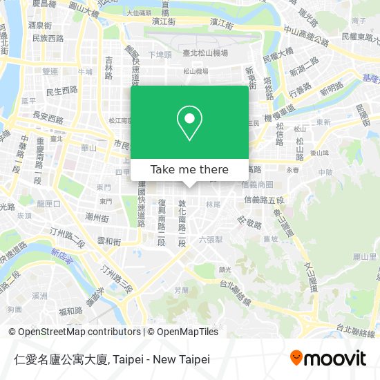 仁愛名廬公寓大廈地圖