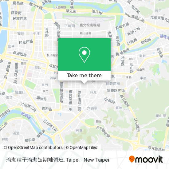 瑜珈種子瑜珈短期補習班 map