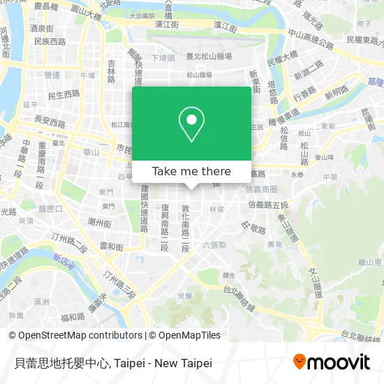 貝蕾思地托嬰中心 map