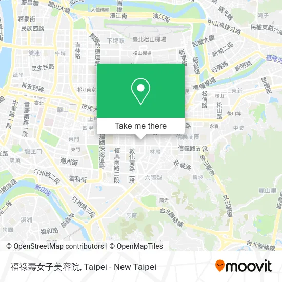 福祿壽女子美容院地圖