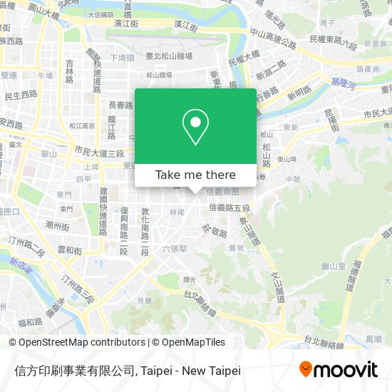 信方印刷事業有限公司地圖
