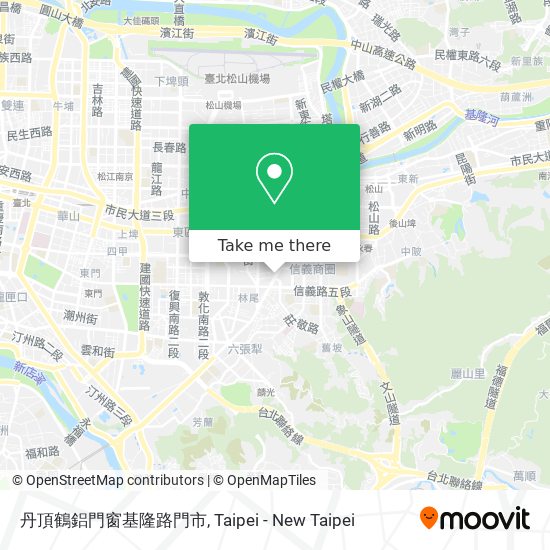 丹頂鶴鋁門窗基隆路門市 map