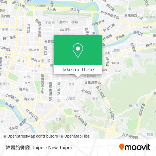 韓國館餐廳 map