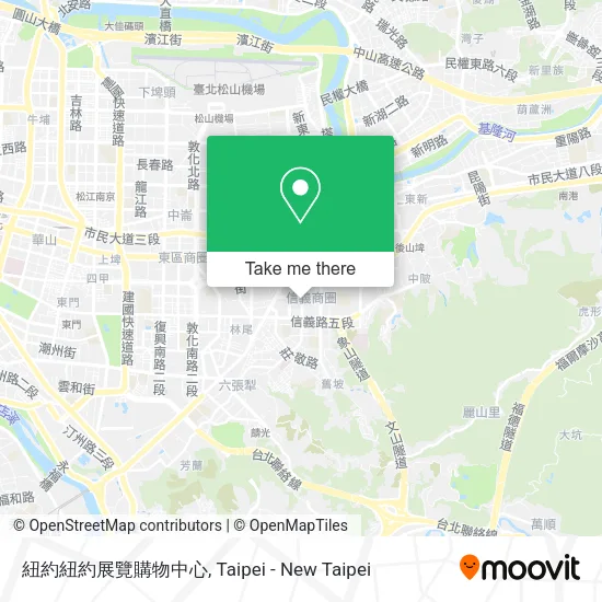 紐約紐約展覽購物中心 map