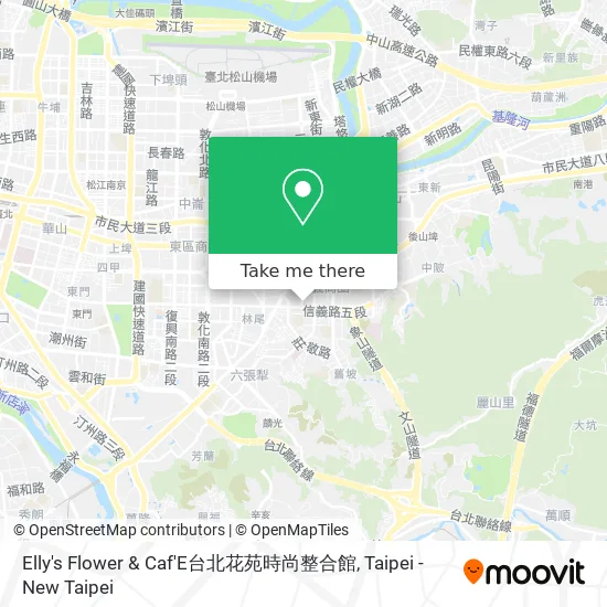 Elly's Flower & Caf'E台北花苑時尚整合館 map