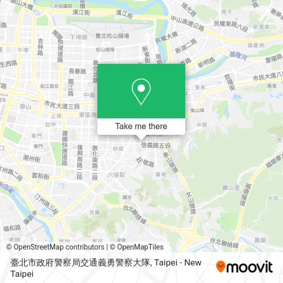 臺北市政府警察局交通義勇警察大隊地圖