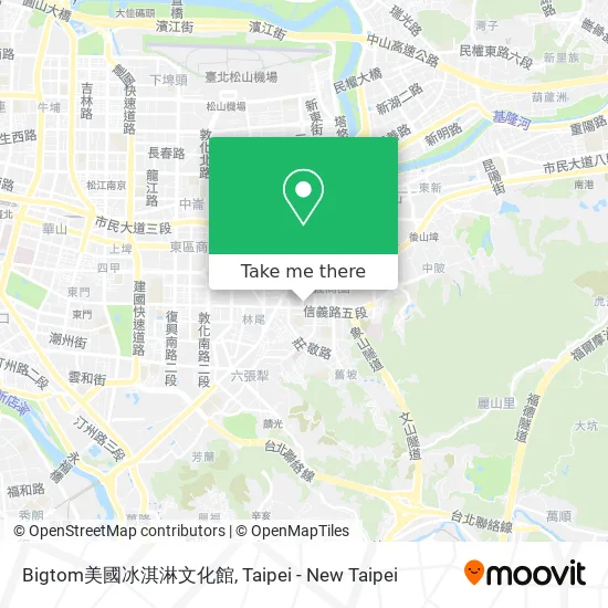 Bigtom美國冰淇淋文化館 map
