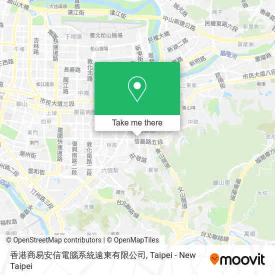 香港商易安信電腦系統遠東有限公司地圖