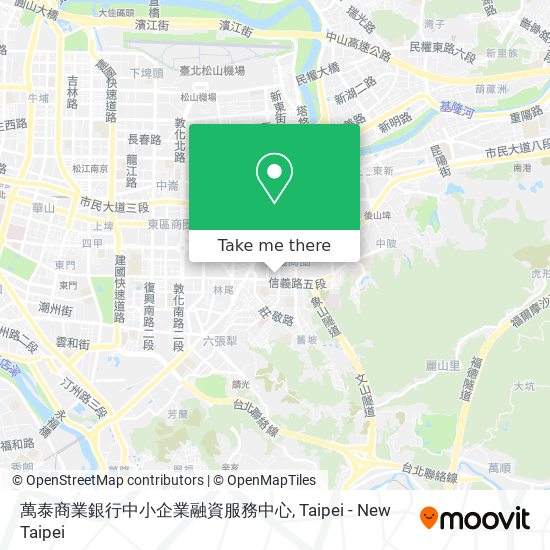 萬泰商業銀行中小企業融資服務中心 map