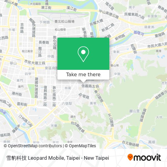 雪豹科技 Leopard Mobile地圖