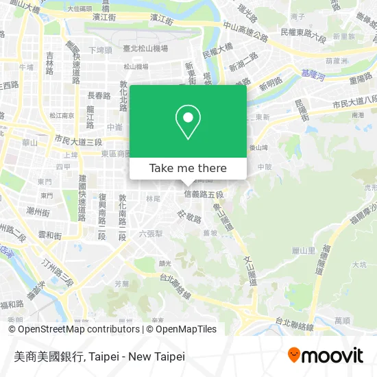 美商美國銀行 map
