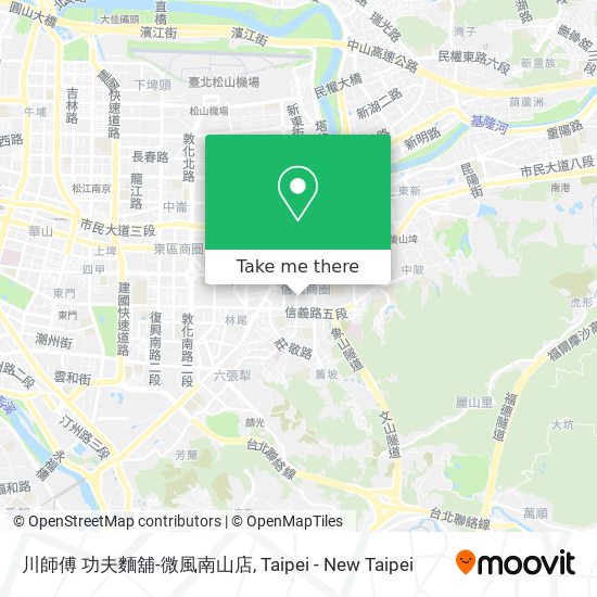 川師傅 功夫麵舖-微風南山店 map