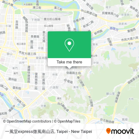 一風堂express微風南山店地圖