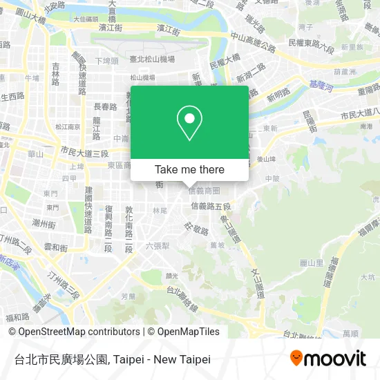 台北市民廣場公園地圖