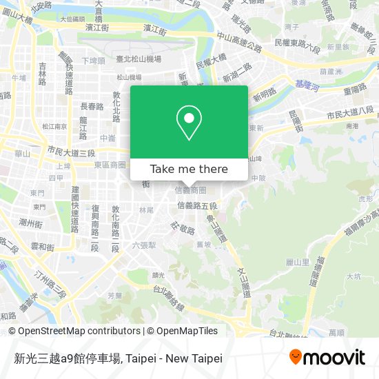 新光三越a9館停車場 map