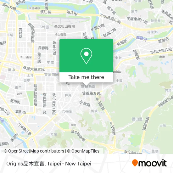 Origins品木宣言 map