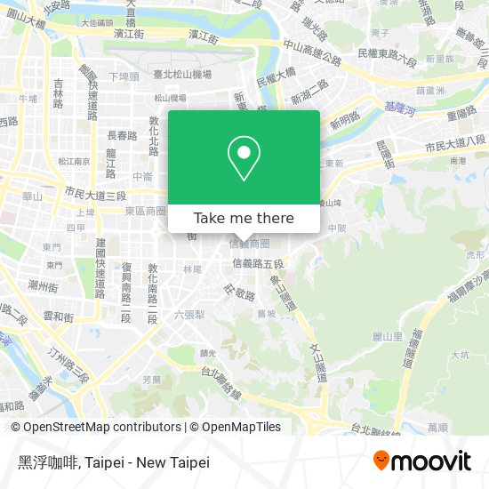黑浮咖啡地圖
