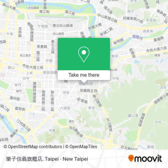 樂子信義旗艦店地圖