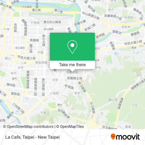 La Cafe map